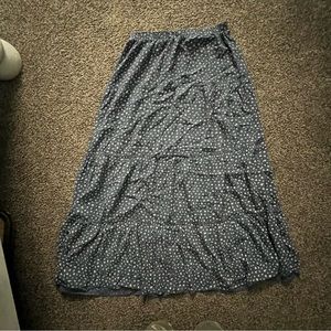 Long blue Brandy Melville skirt